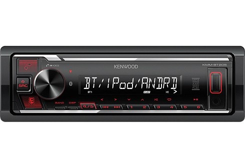 Фото Автомагнитола Kenwood KMM-BT205 USB/MP3/4x50Вт (USB рессивер, Bluetooth Фото Автомагнитола Kenwood KMM-BT205 USB/MP3/4x50Вт (USB рессивер, Bluetooth