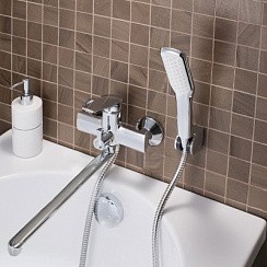 Фото Смеситель д/ванны SL122-006E ø35 РМС РАСПРОДАЖА