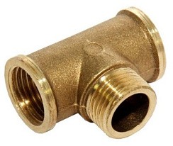 Фото Тройник переходной Ду 20*15*20 в/н/в Силумин(№72)