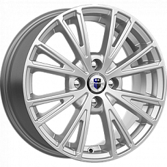 Фото Диск 15 6J*15 4/100/60,1+50 КС888 Меандр-ориг.сильвер K&K