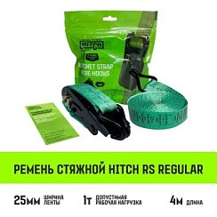 Фото Ремень стяжной с храповиком 4 м. шир. 25 мм. HITCH