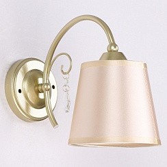 фото Бра S0751/1W GD+WT золото 1х40W E27 h200 АКЦИЯ!!!