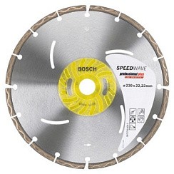 Фото Диск алмазный 115х22х2 сегмент бетон,кирпич Bosch 2608602162***