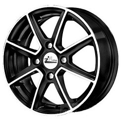 Фото Диск 14 5,5J*14 4/100/67,1+42 iFree Майями блэк джэк К&K (034807)