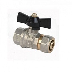 Фото Кран шаровый вн. рез. 16*1/2 д/мпл труб (№41)