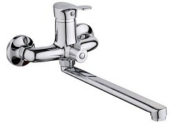Фото Смеситель д/ванны SL86-006E, одноручковый, длинный излив, РМС