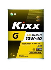 Фото Масло KIXX G1 SN Plus 10W40 SN/CF   4л. п/с