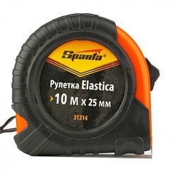 Фото Рулетка 10м*25мм обрезиненный корпус Elastica Sparta