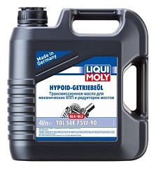Фото Масло трансмиссионное 75W90 GL-4/GL-5 LIQUI MOLY   4л. Hypoid-Getriebeoil TDL п/с 3939