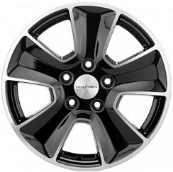 Фото Диск 16 6,5J*16 5/114,3/67,1+43 Khomen Wheels KHW-1601 (ZV Sonata) Black-FP