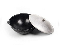 Фото Казан Узбекский плоское дно 10л