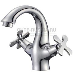 Фото .Смеситель для умывальника двуручковый T25501  Oute РАСПРОДАЖА
