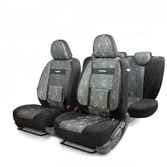Фото Авточехлы COMFORT ортопедическая поддержка,велюр11 предметов "Циклон"  COM1105 Cyclone