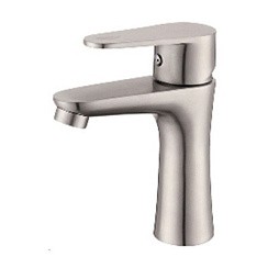 Фото .Смеситель для умывальника Lemen LA1064, однорычажный, D35, нержавеющая сталь,гайка РАСПРОДАЖА