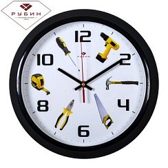 фото Часы настенные "Инструменты", круглые, D30см