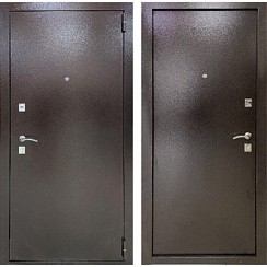 Фото Дверь входная Тайгер Хит Плюс 2  205*96 Правая(антик медь/антик медь)