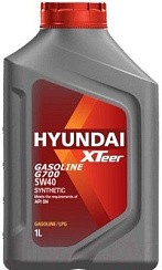 Фото Масло HYUNDAI XTeer Gasoline G700  5W40 SN/CF   1л. син.