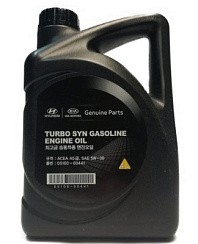 Фото Масло HYUNDAI/KIA Turbo SYN Gasoline  5W30 A5 SM/GF-4   4л. син.