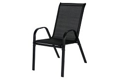 Фото Стул к набору Сан-Ремо разборный арт.SC-092KD, черный "Garden story"