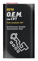 Фото Масло трансмиссионное CVT MANNOL   4л. 8216 O.E.M. синт.