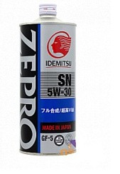 Фото Масло IDEMITSU Zepro Touring  5W30 SN/GF-5   1л. синт. ж/б 1845001