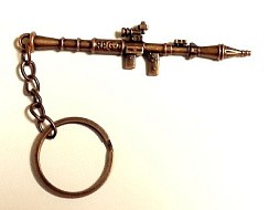 фото Брелок-Сувенир гранатомёт Groza метал. 12см