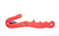 Фото Секатор для разрезания линей, веревок под водой. оранж. ручка