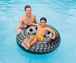 Фото Надувной круг "Шина", 114 см.Intex 56268/6