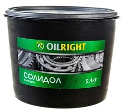 Фото Смазка солидол жировой  2,1кг. OILRIGHT