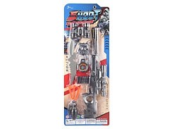 фото Набор оружия "Полицейский": автомат с аксессуарами, пластик, арт.014