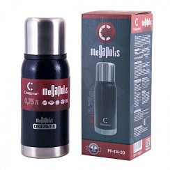 Фото Термос "СЛЕДОПЫТ-MEGAPOLIS", 2 крышки, 1,2 л