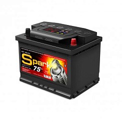 Фото АКБ 75а/ч п/п 620A Spark (L=277; b=175; h=190)