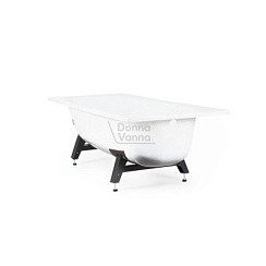 Фото Ванна стальная Донна Ванна 120 *70 *40см  АНТИБАК "Белая Орхидея" цв.белый (ВИЗ)