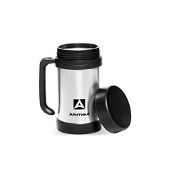 Фото Термос-кружка "Арктика"  вакуумная с ручкой 500мл.401-500