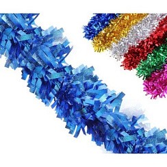 фото Мишура "Матовые полосы", 8х200 см, цвета микс