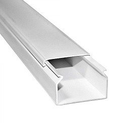 Фото Кабель-канал 25х16 мм белый ECOLINE IEK