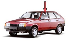 Фото ВАЗ 2109 Стекло передней двери опускное левое тонир.*