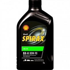 Фото Масло трансмиссионное 80W90 GL-5 SHELL   1л. Spirax S3 AX  минеральное