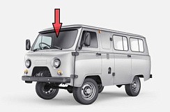 Фото УАЗ 452 Стекло ветровое