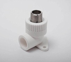 Фото Угольник ПП комбинированный с креплением НР Ду 20*1/2 (№23)