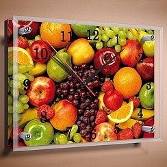 фото Часы настенные "В36" 25х35 см, ПЭТ