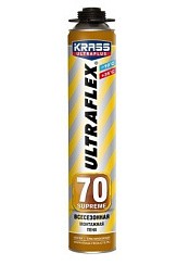 Фото Пена монтажная пистолетная всесезонная KRASS ULTRAFLEX Supreme 70 л 0,89 л