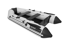 Фото Лодка надувная "АКВА 2800 ", светло-серый/черный