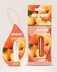 Фото Ароматизатор на зеркало AREON LIQUID классика Peach (Персик) (гелевый)