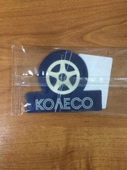 Фото Ароматизатор на зеркало Логотип Колесо Лимон