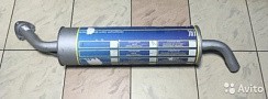 Фото Глушитель ГАЗ 3310 Валдай дв.245 (большая бочка) АЗГ