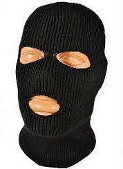 Фото Маска чёрная трикотажная класс 7-10