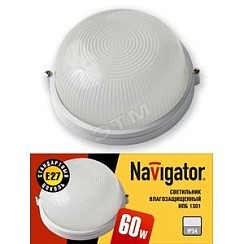 Фото Светильник НПП Термостойкий, круглый, без решетки IP54 Белый Navigator (94802 NBL-R1) Фото Светильник НПП Термостойкий, круглый, без решетки IP54 Белый Navigator (94802 NBL-R1)