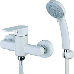 Фото .Смеситель д/душа NOB5-A128YW одноручковый, Белый, G-lauf РАСПРОДАЖА