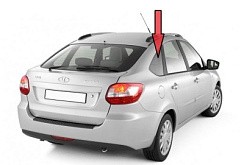 Фото ВАЗ 2191 Стекло боковины правое тонир. 510х350 (Гранта лифтбек)